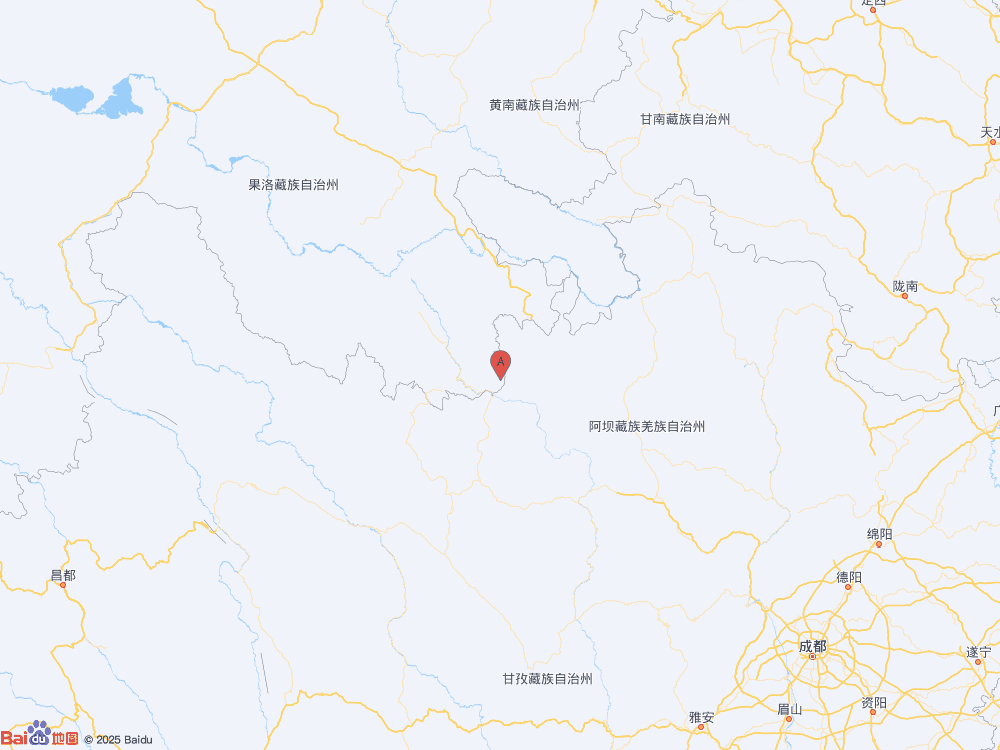 青海果洛州班玛县发生3.0级地震