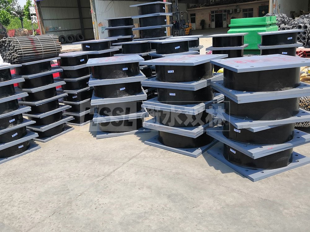 高阻尼减震隔震支座生产厂家 高阻尼橡胶隔震支座(HDR)什么价格 房屋橡胶隔震支座