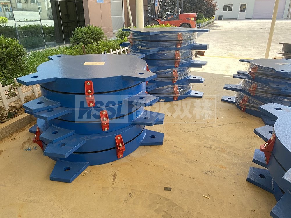 建筑隔振橡胶隔震支座生产厂家 HDR300橡胶隔震支座 LNR700天然隔震支座厂家
